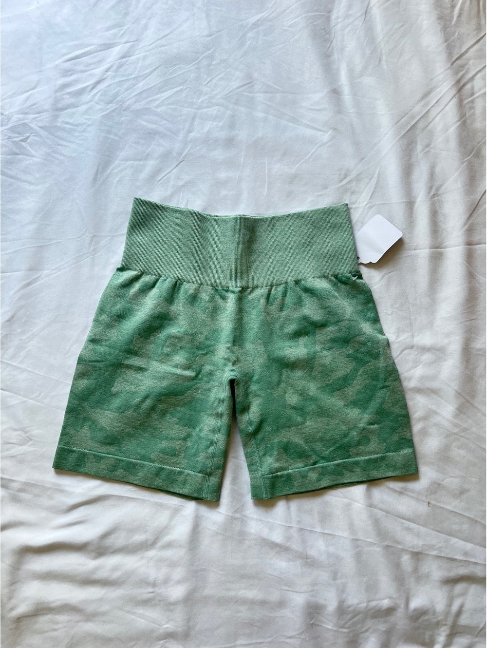 NVGTN Green Camo Seamless Shorts